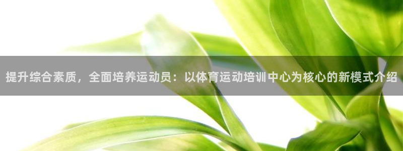 利记官方正版app官网：提升综合素质，全面培养运动员：以体育