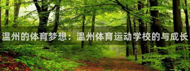 利记官方正版app五金厂：温州的体育梦想：温州体育运