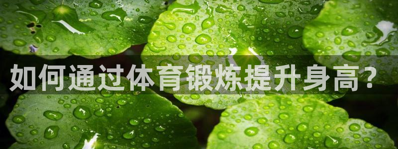 利记官方正版app神州：如何通过体育锻炼提升身高？