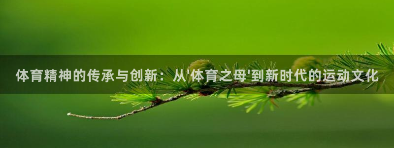 利记平台是哪的：体育精神的传承与创新