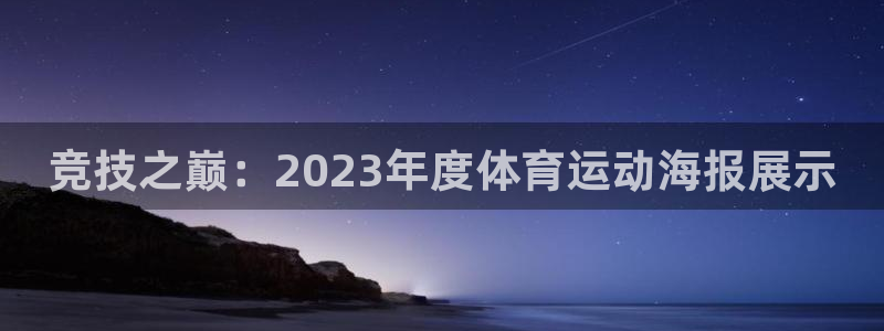 利记代理备用网址：竞技之巅：2023
